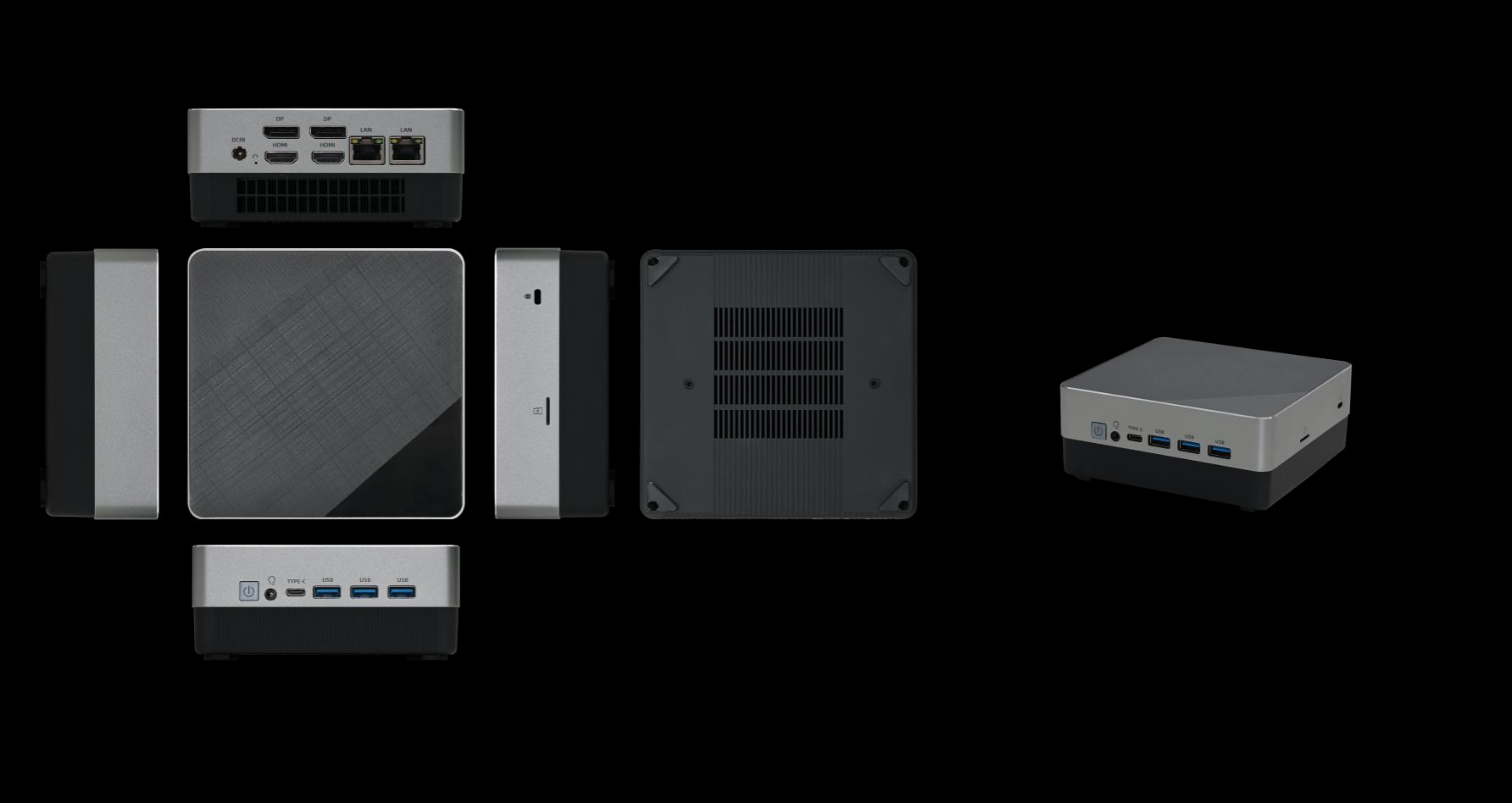 YCTIPC ZNi fanless mini PC with Intel Core i5-1335U